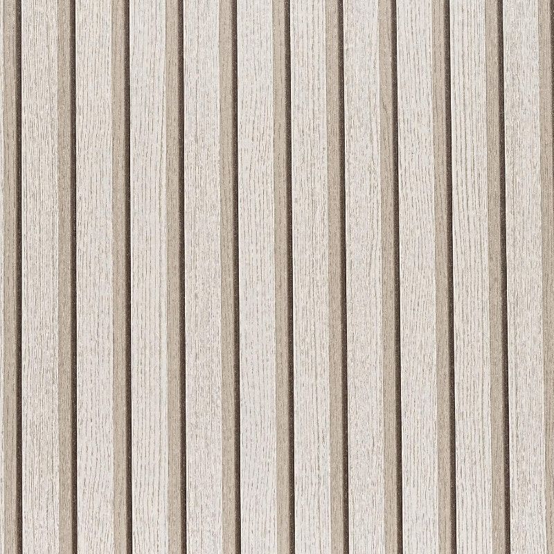 Photo 1 of Wood Slat Wallpaper Peel and Stick - 17.5'' x 100'' Self Adhesive Contact Paper for Walls, Wood Panel for Easy DIY Wall Decor
