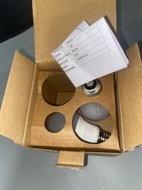 Photo 1 of Maylaywood A19 LED Light Bulbs, 60 Watt Equivalent LED Bulb, Daylight White 5000K, 850 Lumen, E26 Base, Non-Dimmable, 9W Bright White LED Bulb, 4-Pack