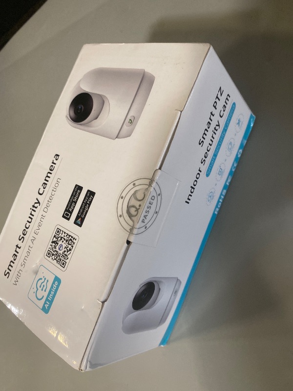 Photo 1 of Security Camera Indoor, 5G WiFi Cameras for Home Security, Pet/Baby Camera with Phone App, Plug-in, One-Click Call, Motion Tracking, Patrol, Pan/Tilt, 2-Way Talk, Work w/Alexa and Google Assistant