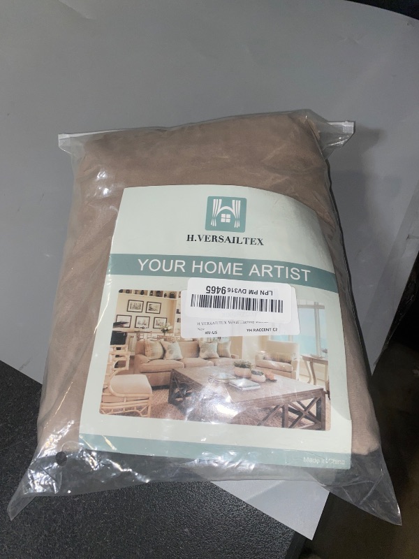 Photo 1 of H.VERSAILTEX Armless Accent Chair Covers Thick Velvet Armless Chair Slipcovers High Stretch Chair Covers for Living Room Hotel Machine Washable Furniture Protector with Elastic Bottom, Taupe