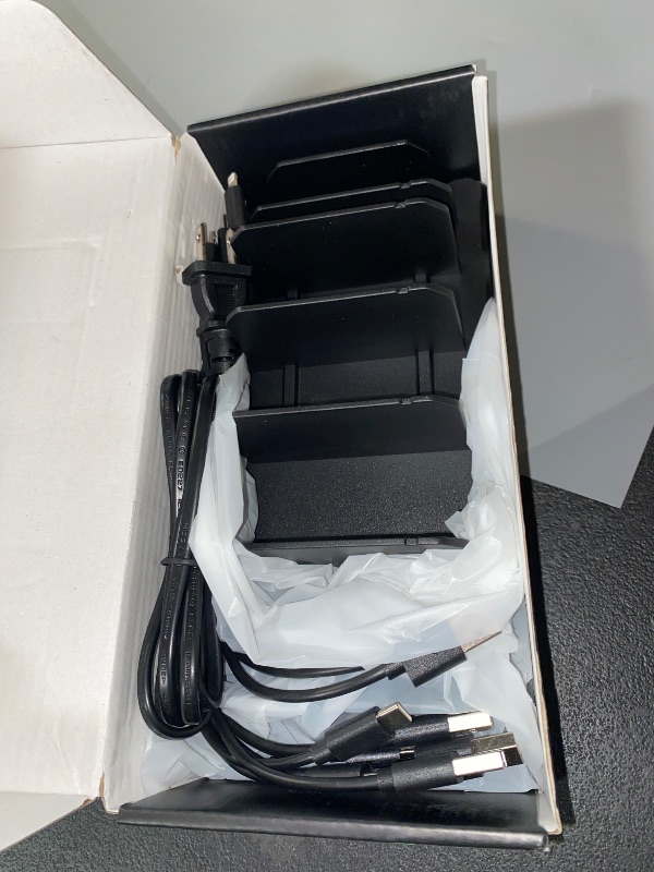 Photo 1 of 320W Charging Station for Multiple Devices, Zobirez 10-Port USB C Fast Charger Stations for MacBook, iPhone, Android Cell Phone, iPad, Tablet, Family Multi-Device Organizer Charging Dock, Black