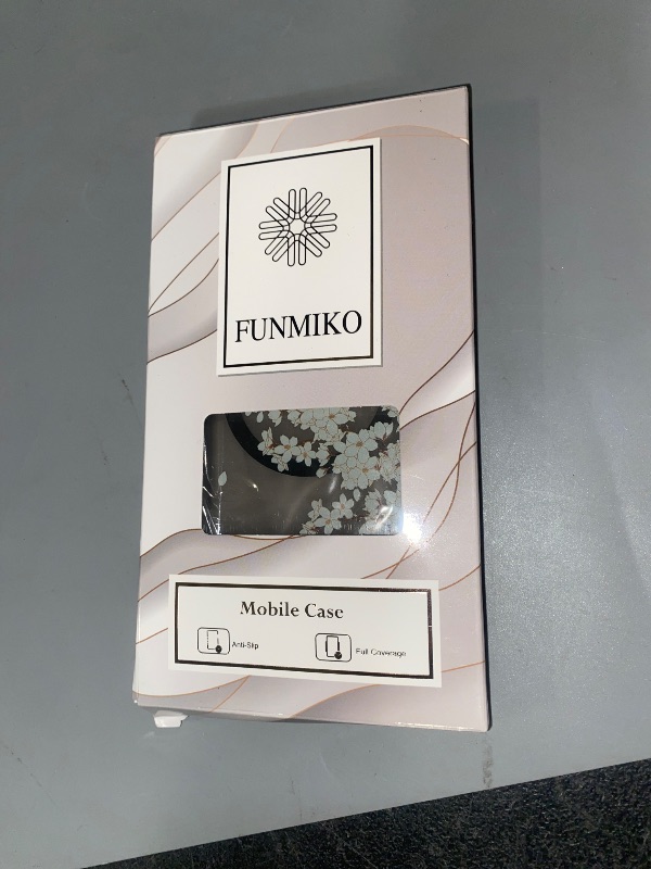 Photo 1 of FUNMIKO for iPhone 16e Case Wireless Charging & Military-Grade Protection - Trendy Pattern Design for Women Girls, Matte Non-Slip Phone Cover with Shockproof Corners - Elegant Blossom Motif
