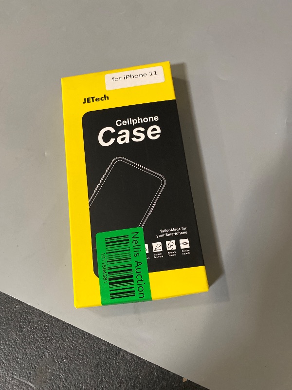 Photo 1 of JETech Case for iPhone 11 6.1-Inch, Non-Yellowing Shockproof Phone Bumper Cover, Anti-Scratch Clear Back (Clear)