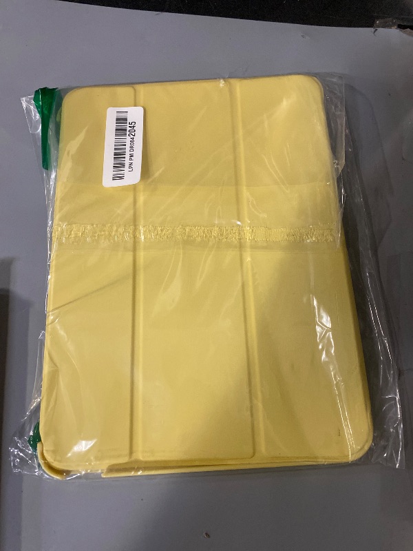 Photo 1 of Soke Case for iPad 11th Generation (A16) 11-inch 2025 & 10th Gen 10.9-inch 2022 - [ Auto Wake/Sleep + Slim Trifold Stand], Protective Hard PC Back Cover for Apple iPad 11/10 - Yellow