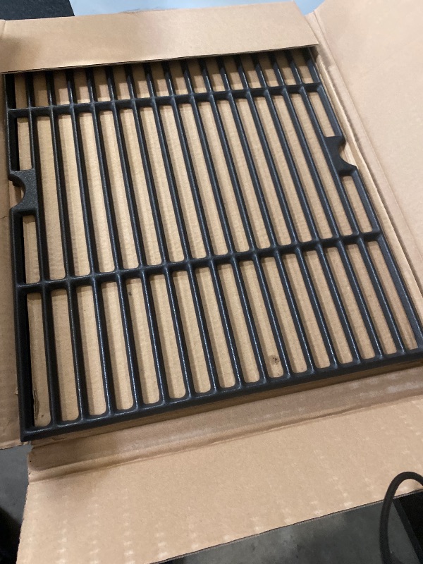 Photo 1 of PG-40409SOLB Grill Grates Replacement Parts for Kenmore Gas Grill Parts 4 Burner 146.10016510 146.10017510 146.46366610 146.16198211 146.46365610 146.16142210 146.16197210 Cast Iron Cooking Grates
