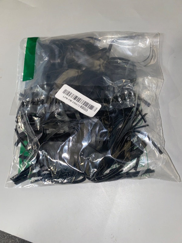Photo 1 of uxcell 2 Yards 4 Inch PU Faux Leather Fringe Trim Double Side Leather Sewing Tassel Fringe for DIY Sewing Dress Crafts Skirt Decoration, Black