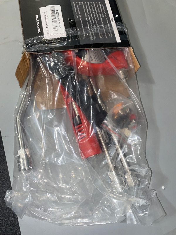 Photo 1 of Tool Daily Pressure Washer Gun with Replacement Wand, 17 Inch Power Washer Extension Wand, 30° Curved Rod, 5 Nozzle Tips, 4000 PSI