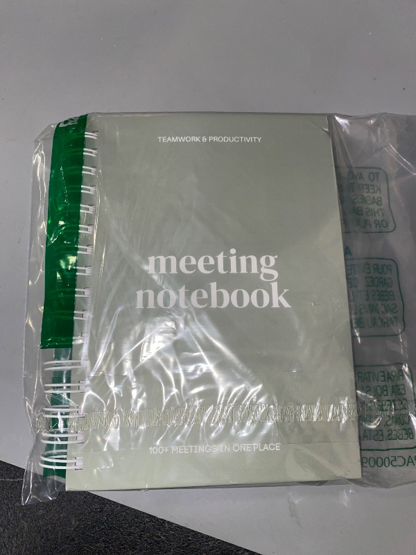 Photo 1 of Lamare Meeting Notebook for Work Organization – Perfect Work Notebook for Note Taking & Meeting Planner for Productivity