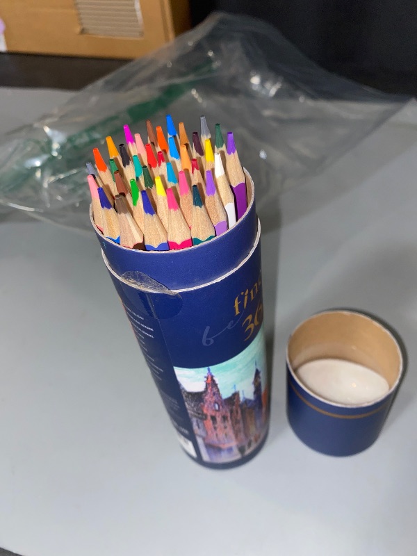 Photo 1 of finenolo 36 Pack Colored Pencils for Adult Coloring Books, Soft Core, Art Drawing Pencils for Artists Kids Beginners, Coloring Pencils Set with Sharpener for Coloring, Sketching, Painting