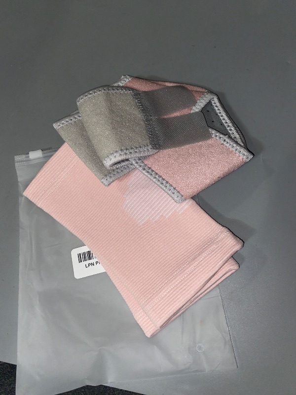 Photo 1 of Tarpop 2 Pairs Kids Ankle Brace Set Foot Support Stabilizer Wraps Protector Guard Knitted Ankle Sleeve Sock Support Compression Socks for Injury Prevention(Pale Pink, Medium)