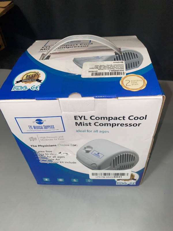 Photo 1 of Nebulizer Machine for Adults Kids,Portable Nebulizer, Jet Nebulizers Personal Steam Inhaler Cool Mist Compressor System Truneb Carry Bag