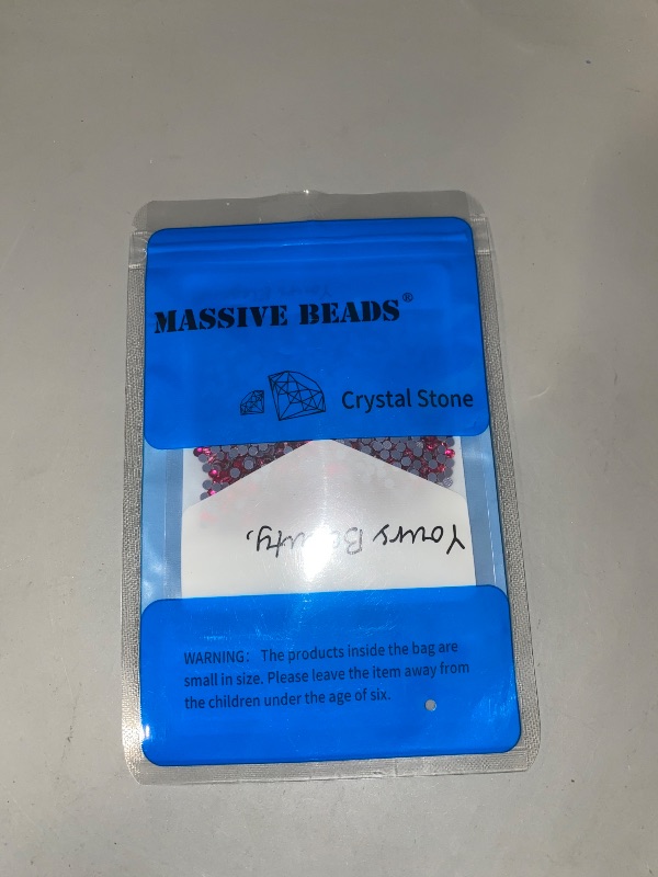 Photo 1 of 3000 Pieces Hot Fix 3MM Glass Flatback Rhinestones HotFix Round Crystal Gems (Rose Pink, SS10)