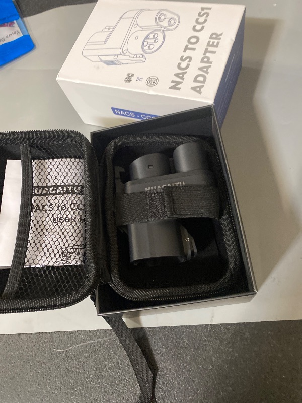 Photo 1 of Tesla Supercharger Adapter, NACS to CCS Adapter, Fast Charge Your CCS1 EV at Tesla Superchargers, Electric Vehicle Charging Adapter for Ford, Rivian, GM, Volvo and Polestar EVs