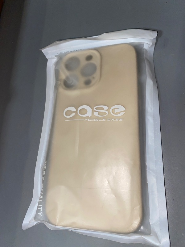 Photo 1 of LoeoeL for iPhone 16 Pro Max Phone Case Silicone, Minimalist Ultra Thin Slim Soft Rubber Gel Solid Color Matte TPU Cute Case for Women Men, Girly Aesthetic Design & Camera Cover, Beige Stone Cream