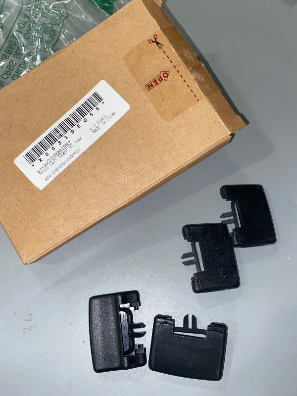Photo 1 of ACROPIX Front Left Right AC Vent Air Conditioning Vent Outlet Tab Clips Fit for Mercedes Benz GL450 ML350 ML550 - Pack of 4 Black