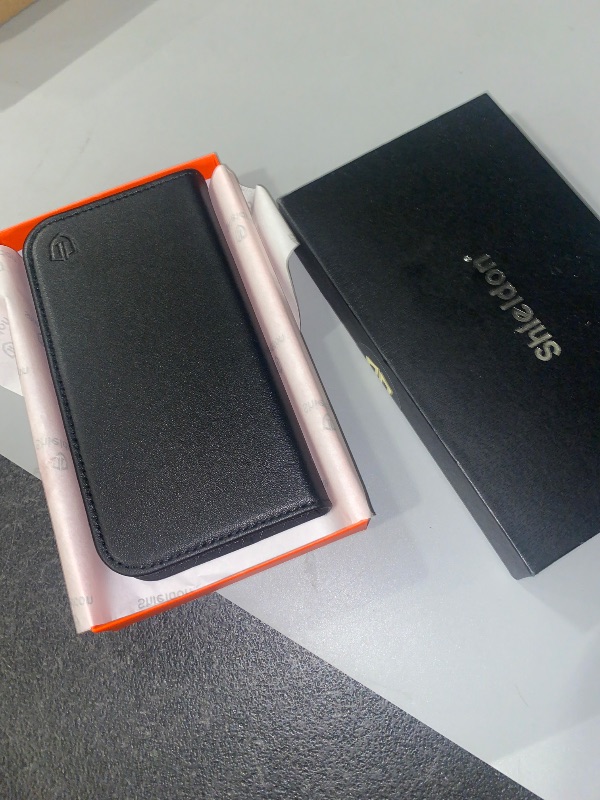 Photo 1 of SHIELDON Case for iPhone 15 2023, Genuine Leather Detachable Folio Wallet Case with Kickstand RFID Blocking Card Slots Magnetic Cover Support Wireless Charging Compatible with iPhone 15 6.1" - Black