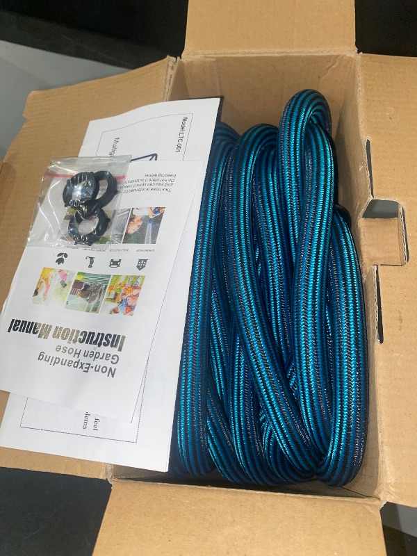 Photo 1 of Garden Hose 50ft, Non-Expanding Water Hose Ultra Lightweight, Kink-Free, Sturdy, Flexible, Abrasion Resistant Hose for Yard, Lawn, Outdoor, Marine and Camper