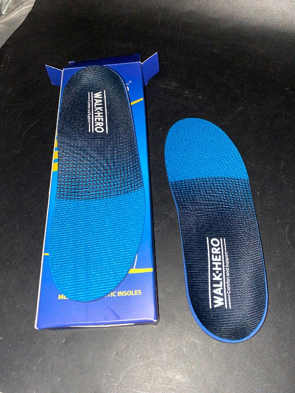Photo 1 of Inserts Relieve Plantar Fasciitis - Flat Feet Insoles Arch Supports, Orthotic Insoles for Foot Pain Arch Pain Reduce Muscle Fatigue Absorb Shock (Mens 4-4 1/2 | Womens 6-6 1/2)
