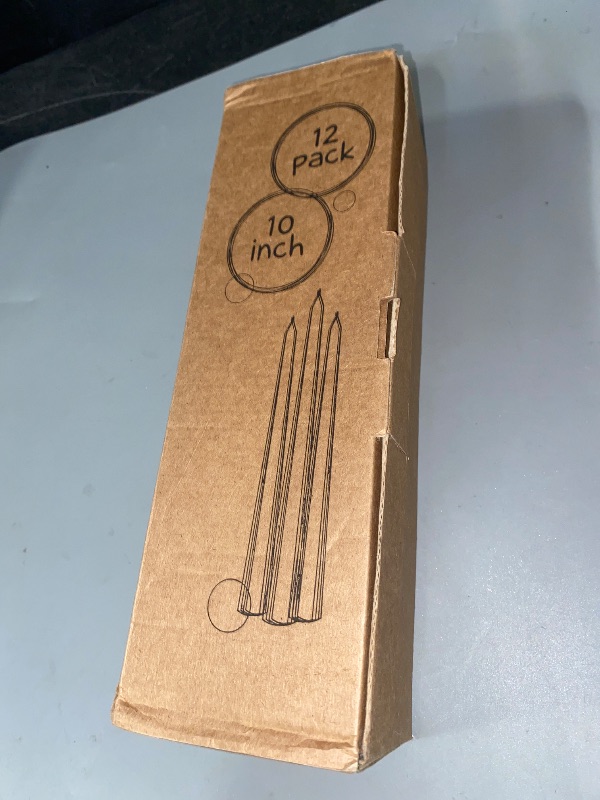 Photo 1 of CANDWAX 10 inch Taper Candles - Set of 12 Ivory Unscented Dripless Pearl Candlesticks - Perfect for Dinner and Household Use
