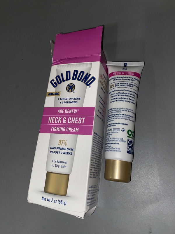 Photo 1 of Gold Bond Age Renew Neck & Chest Firming Age Renew Cream, 2 oz., Clinically Tested Skin Firming Cream