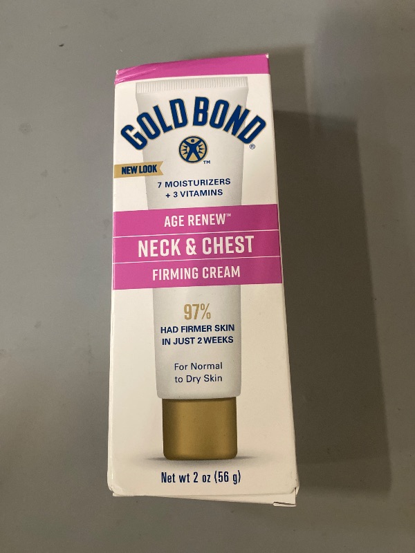 Photo 1 of Gold Bond Age Renew Neck & Chest Firming Age Renew Cream, 2 oz., Clinically Tested Skin Firming Cream