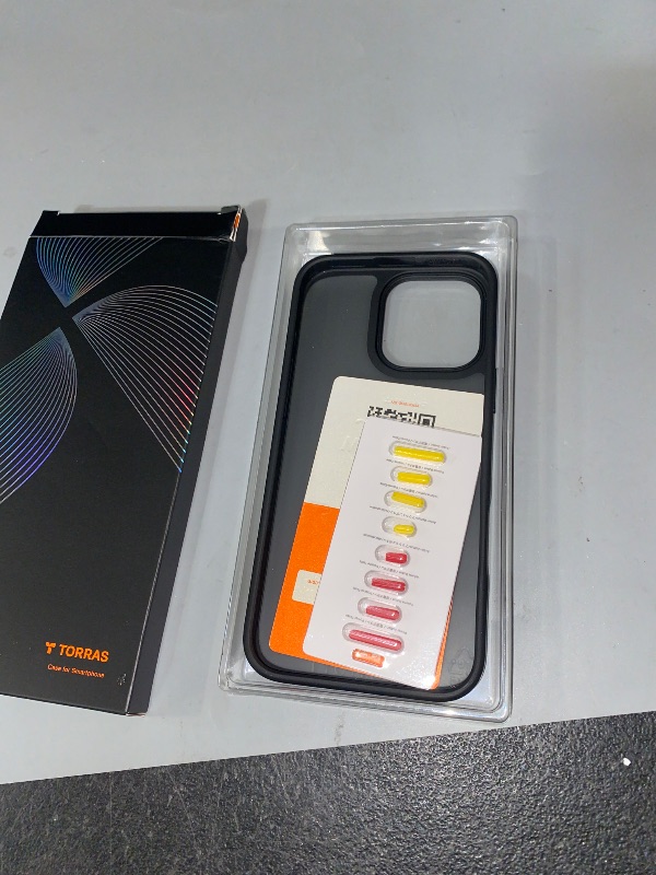 Photo 1 of TORRAS Shockproof for iPhone 16 Pro Max Case, 4X Military Grade Drop Proof, Translucent Slim Protective Anti-Scratch Hard PC Back Phone Case for iPhone 16 Pro Max 6.9'', Matte Black Cover