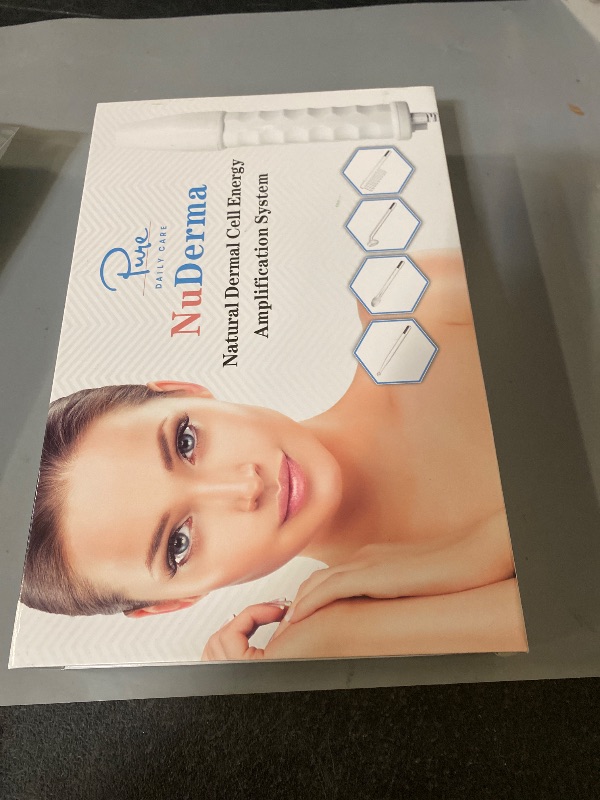 Photo 1 of NuDerma Handheld Skin Therapy Wand Machine w/Neon – Anti-Aging - Skin Tightening - Wrinkle Reducing - Dark Circles – Clarifying - Hair & Scalp Stimulator