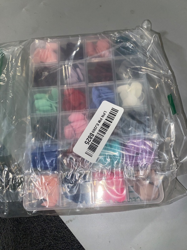 Photo 1 of FANDAMEI Press on Nails, 24 Colors 576PCS Press on Nails Short Square Matte Glossy. Glitter Press on Nails Short Round. Natural Fit Lightweight Fake Nails Natural for Nail Art