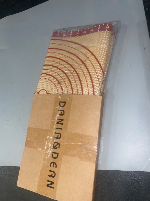 Photo 1 of 26x16 Inch Extra Thick Silicone Baking Mat with Measurements, Non-slip and Reusable - For Cookies, Bread, Pastry