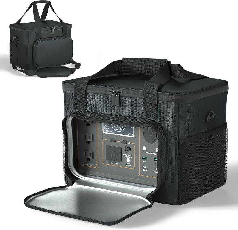 Photo 1 of Power Station Carrying Bag - Water-Resistant, Durable900D Oxford Fabric - Ideal for300-500W Power Stations - Perfect for Outdoor Activities & Travel
