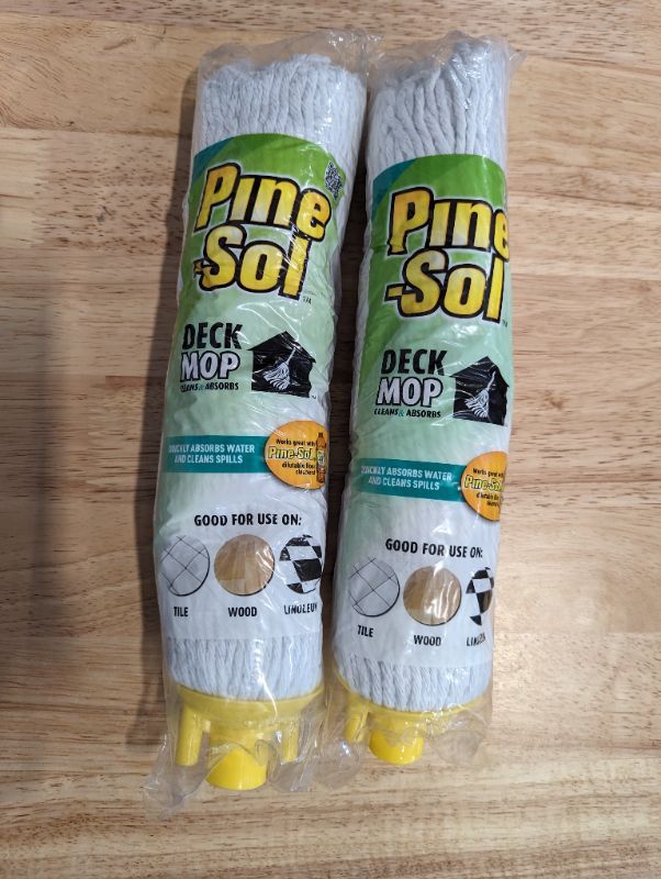 Photo 2 of Pine-Sol Deck Mop Refill - 2 Pack