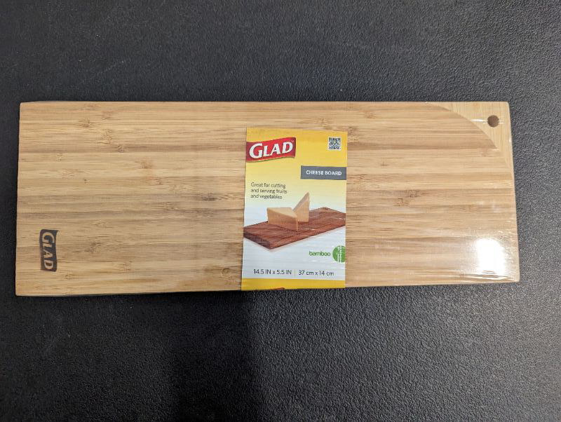 Photo 1 of Glad - Bamboo Cheese Board - 14.5 x 5.5" 
