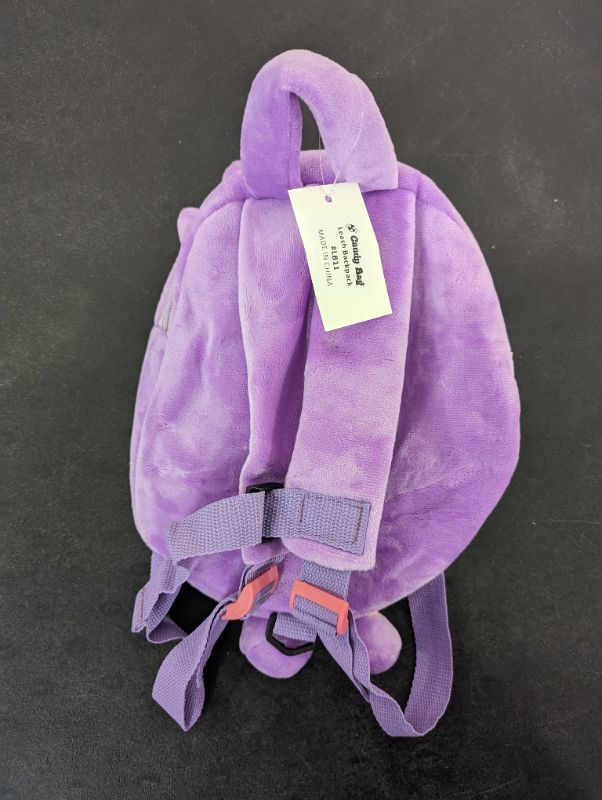 Photo 2 of Candy Bag - Toddler Leash Backpack - Purple w/Baby Girl