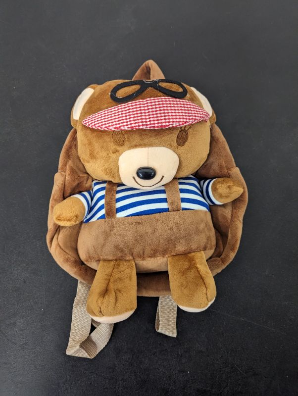 Photo 1 of Candy Bag - Toddler Leash Backpack - Brown w/Bear