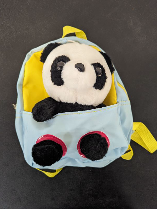 Photo 1 of Candy Bag - Toddler Leash Backpack - Light Blue w/Panda