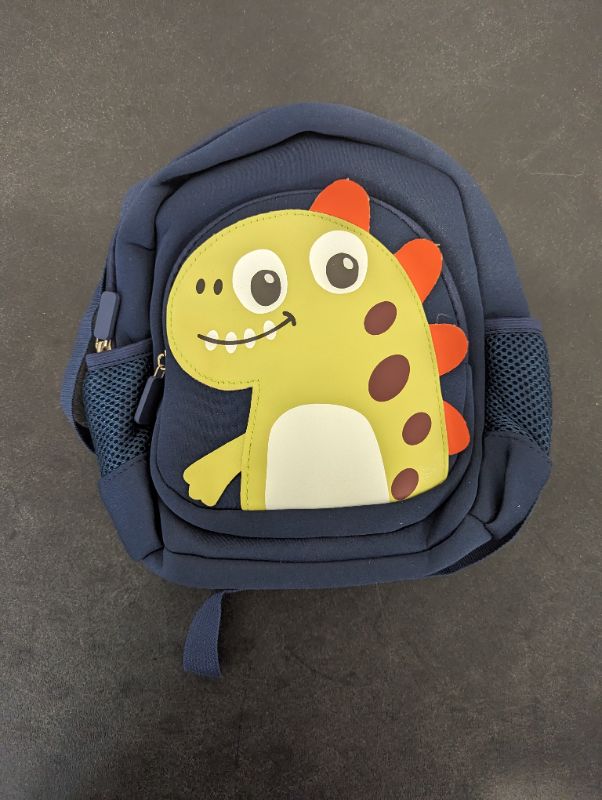 Photo 1 of Candy Bag - Toddler Leash Backpack - Navy w/Dinosaur