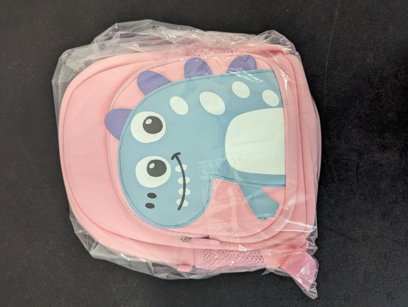 Photo 3 of Candy Bag - Toddler Leash Backpack - Pink w/Dinosaur