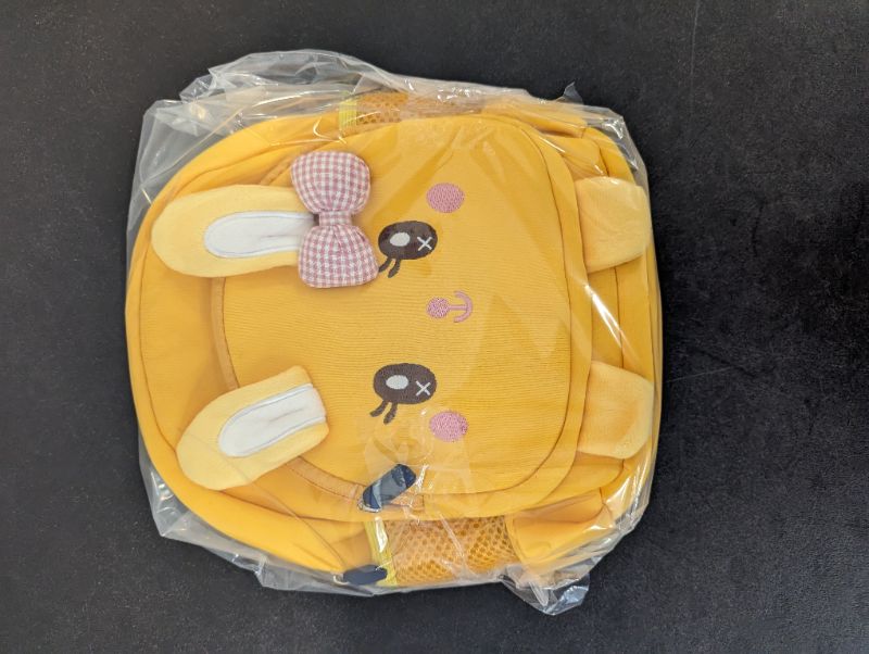 Photo 3 of Candy Bag - Toddler Leash Backpack - Yellow w/Cute Bunny