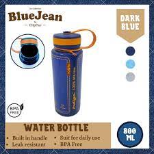 Photo 1 of 2 Pack - Blue Jean Collection by ClipPac - 2 Water Bottles - Indigo