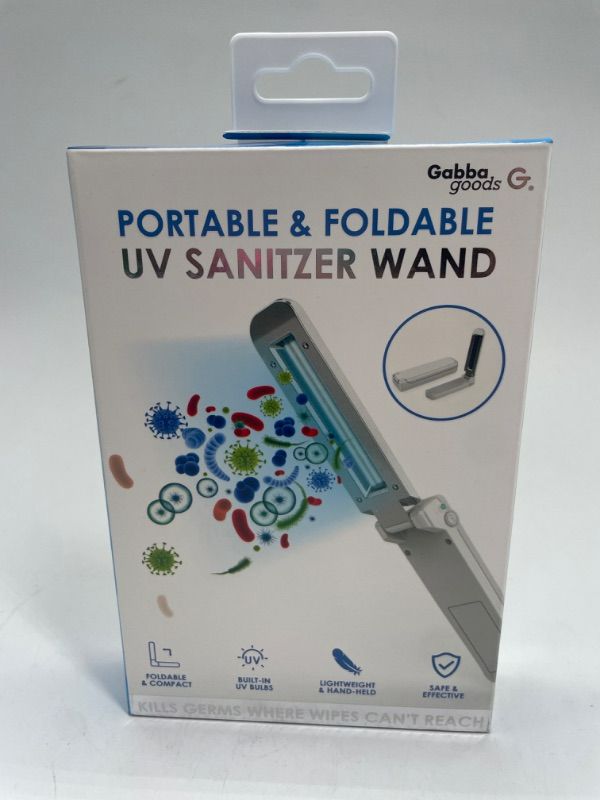 Photo 2 of Gabba Goods Portable And Foldable UV Sanitizer Wand NEW
