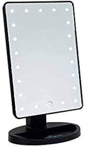 Photo 1 of Danielle Creations - LED Lighted Hollywood Mirror with Accessory Tray - Black 