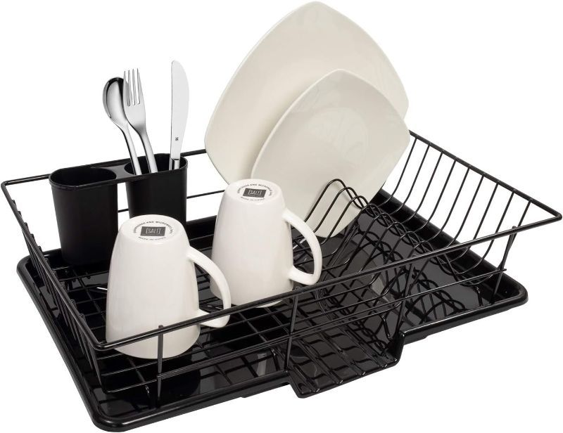 Photo 1 of Black 3-piece Dish Drainer Set