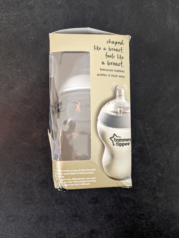 Photo 2 of Tommee Tippee Closer to Nature Bottle - Unisex - 9 oz (522500) 1 Count (Pack of 1) Clear