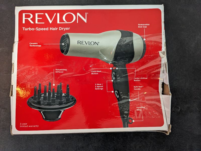 Photo 3 of Revlon Perfect Heat Volumizing Turbo Hair Dryer - 1875 Watt