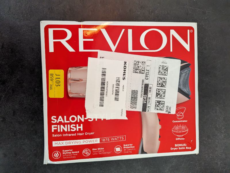 Photo 2 of Revlon Infrared Hair Dryer | 1875 Watts of Maximum Shine, Softness and Control, (Rose Gold) 1.0 Infrared (Rose Gold)