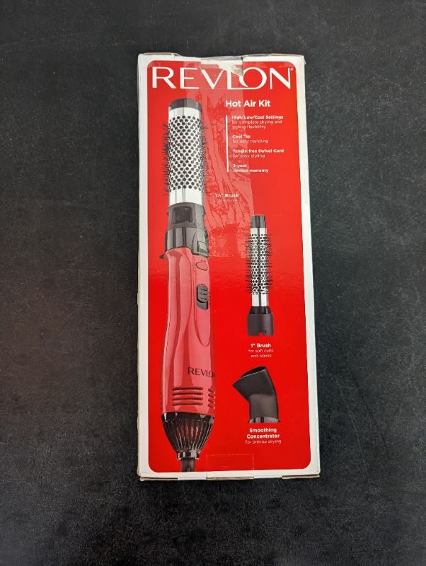 Photo 5 of Revlon 1200W Perfect Style Hot Air Kit | Style, Curl, and Volumize, 3 Piece Set