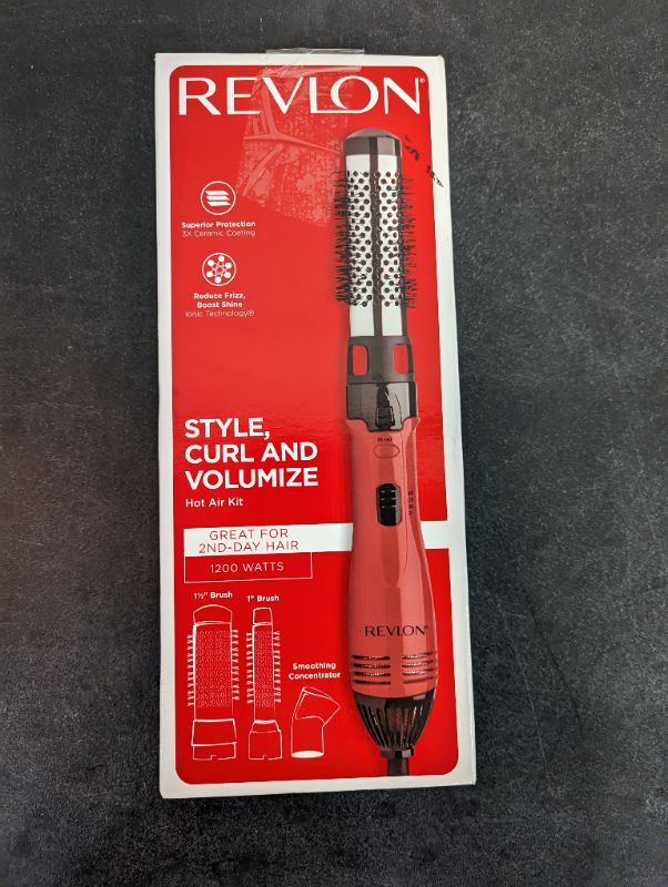 Photo 3 of Revlon 1200W Perfect Style Hot Air Kit | Style, Curl, and Volumize, 3 Piece Set