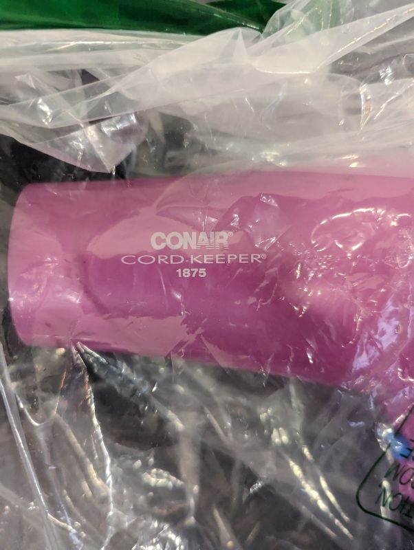 Photo 5 of Conair Hair Dryer with Retractable Cord, 1875W Cord-Keeper Blow Dryer
