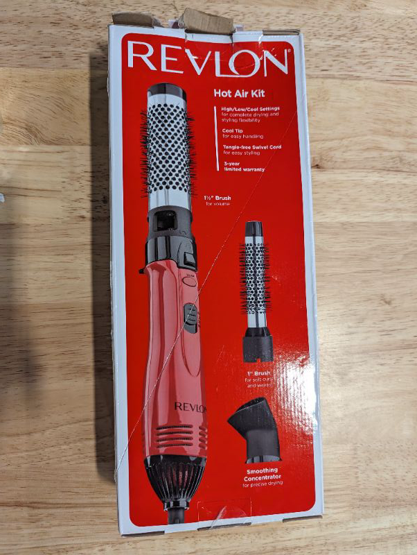 Photo 1 of Revlon 1200W Perfect Style Hot Air Kit | Style, Curl, and Volumize, 3 Piece Set