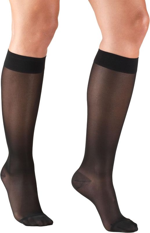 Photo 1 of Truform Lites Knee High, 15-20, Large, Black 